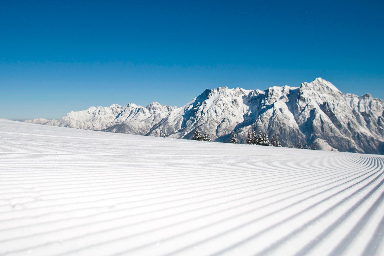 Winterliche Berglandschaft bei Maishofen